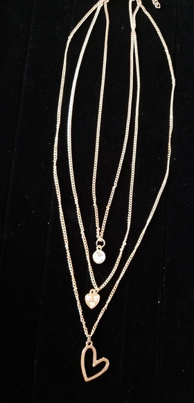 Gold tone Multi Strand Necklace - Picture 3 of 3